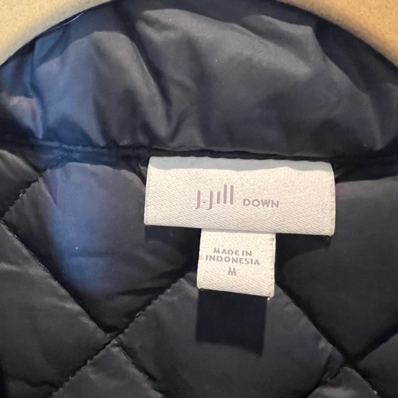 J. Jill Navy Quilted Vest - Picture 2 of 7